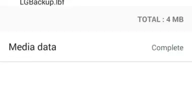 LG Backup (Sender) screenshot 5