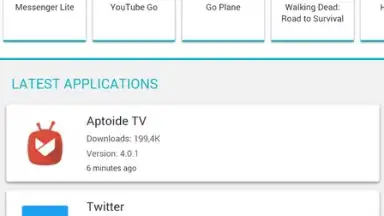 Aptoide Lite screenshot 1