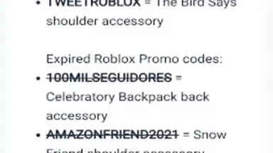 Redeem Code Roblox screenshot 3