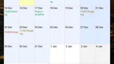 Touch Calendar Free screenshot 5