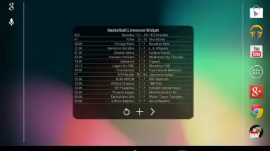 Basketball Livescore Widget screenshot 22