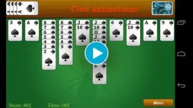 Классический пасьянс Паук screenshot 1