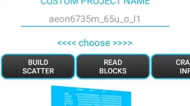 MTK Scatter Creator screenshot 2