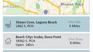 PADI screenshot 1