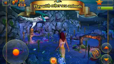 Cute Mermaid Simulator 3D screenshot 8