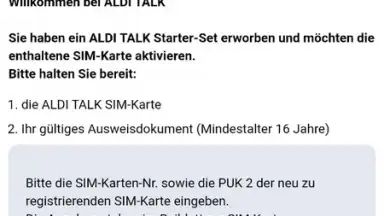 ALDI TALK Registration screenshot 12