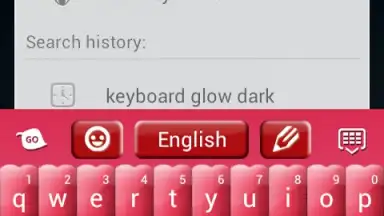 Pink Keyboard Hearts Glow screenshot 7