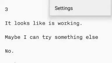 iA Writer screenshot 1