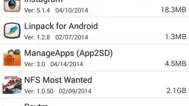 Manage Apps (App 2 SD) screenshot 7