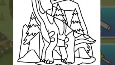 Dino Coloring Game screenshot 1