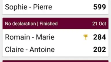 Belote Score screenshot 1