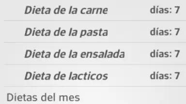 Diets for losing weight screenshot 2