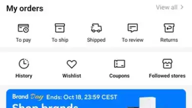 AliExpress screenshot 1