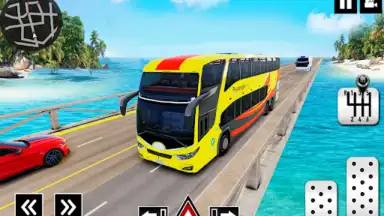 Coach Bus Driving - Bus Games screenshot 7