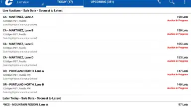 Copart screenshot 1