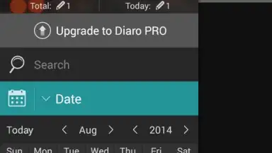 Diaro screenshot 2