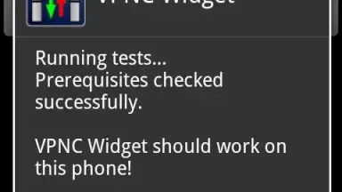VPNC Widget screenshot 2