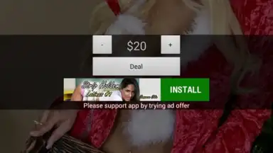 Sexy Strip Blackjack Christmas screenshot 3