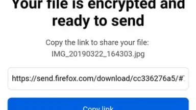 Firefox Send screenshot 6