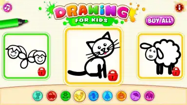 Drawing for Kids! Coloring Children Games Toddlers screenshot 3