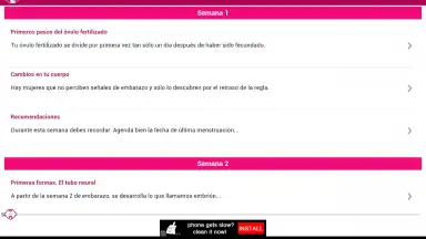 Semanas Embarazo screenshot 13