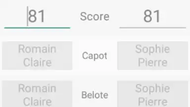 Belote Score screenshot 2