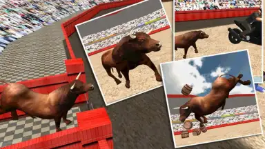 Angry Bull Attack Arena Sim 3D screenshot 6