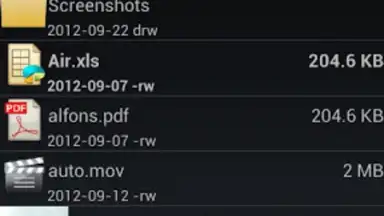AndroZip File Manager screenshot 4