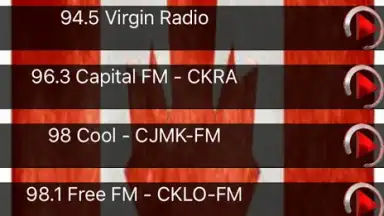 FM Canadian Radio Top screenshot 1