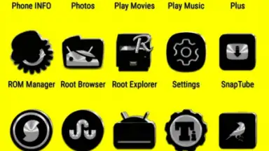 Black Icon Pack Free screenshot 5