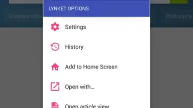 Lynket screenshot 1