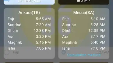 1Muslim: Prayer times, Azan screenshot 6