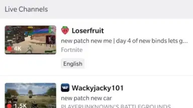 Twitch screenshot 1