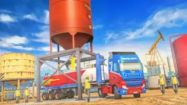Oil Tanker Transport Offroad Truck Driver screenshot 4
