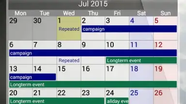 Calendar Pad screenshot 1