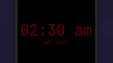 Night Clock (Digital Clock) screenshot 8