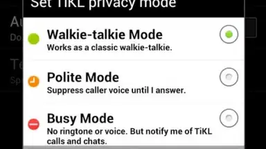 TiKL Touch Talk Walkie Talkie screenshot 2