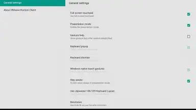 VMware Horizon Client screenshot 15