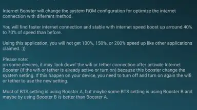 Internet Booster (root) screenshot 2
