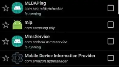 Samsung Message service screenshot 1