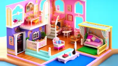 Doll House Design Doll Games screenshot 2