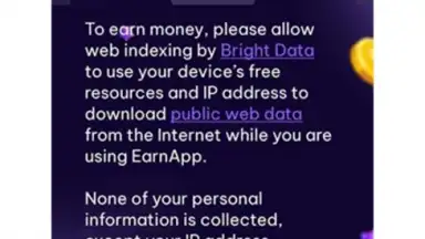 Earnapp screenshot 2