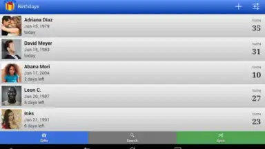 Дни рождения screenshot 6