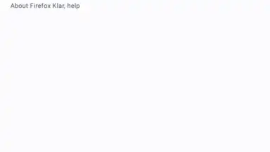Firefox Klar screenshot 3