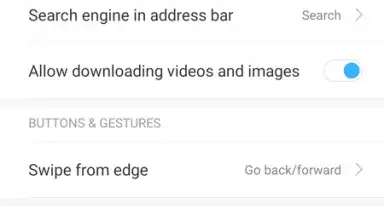 Mi Browser screenshot 6