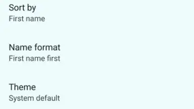 Google Contacts screenshot 7