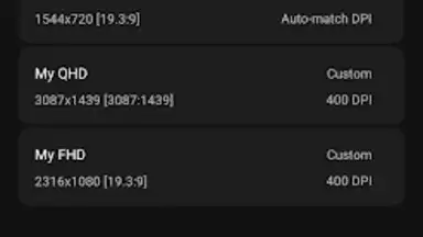 Pixels: Resolution+DPI Changer screenshot 3