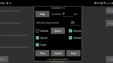 Juggluco screenshot 2