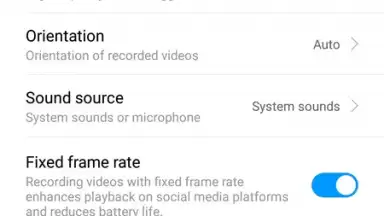 MIUI Screen recorder screenshot 2
