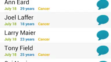 Birthday Calendar Free screenshot 2
